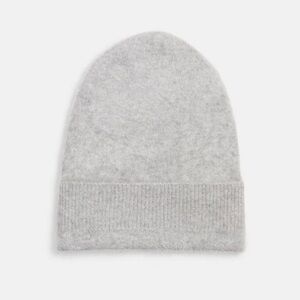 NWT cashmere Vince Heather Gray Brushed Cashmere Beanie